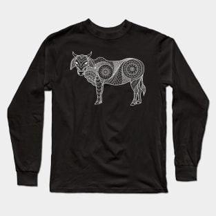 taurus zodiac design Long Sleeve T-Shirt